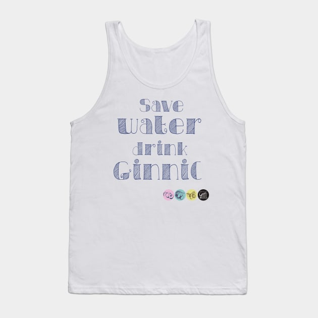 ginnic save water Tank Top by Binooo